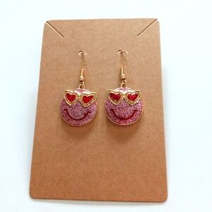 Fashion Jewelry smiley face Dangle Earrings
